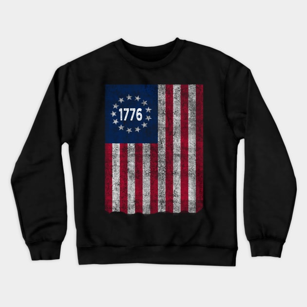 Betsy Ross Crewneck Sweatshirt by Bao1991